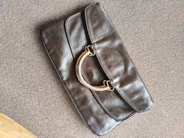 Handtasche, braunes Leder