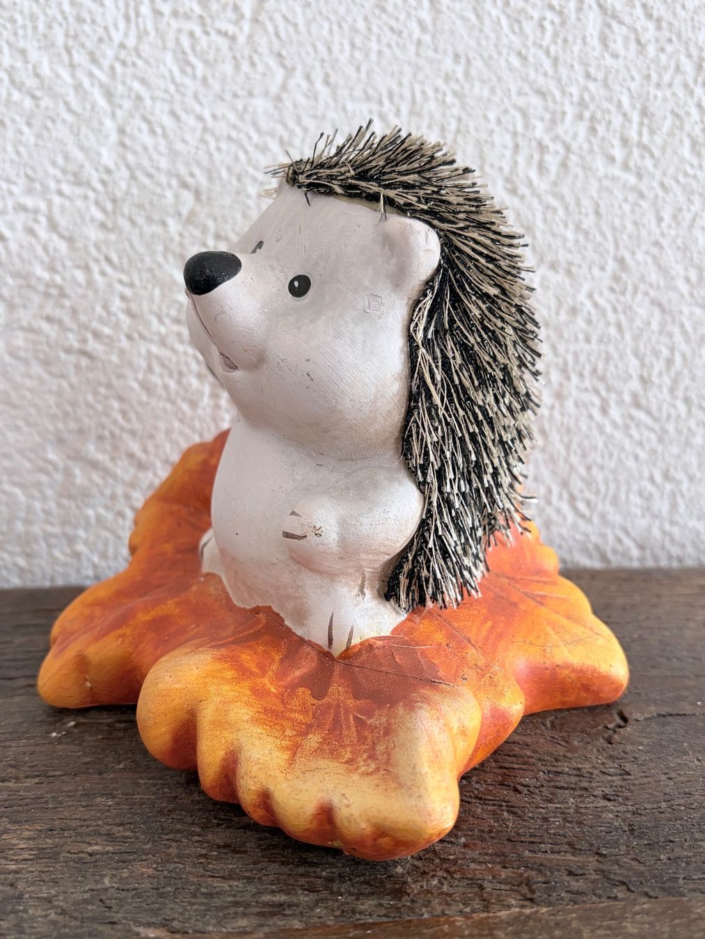 Statuette: Deko Igel auf Herbstblatt Keramik Neu – Nuovo e nell'imballaggio originale da Zäziwil venduto da Emlea 6