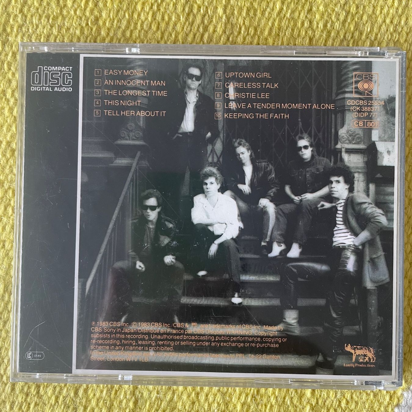 CD: BILLY JOEL-AN INNOCENT MAN83 – Usato da Rorschacherberg venduto da CD-Roli 1