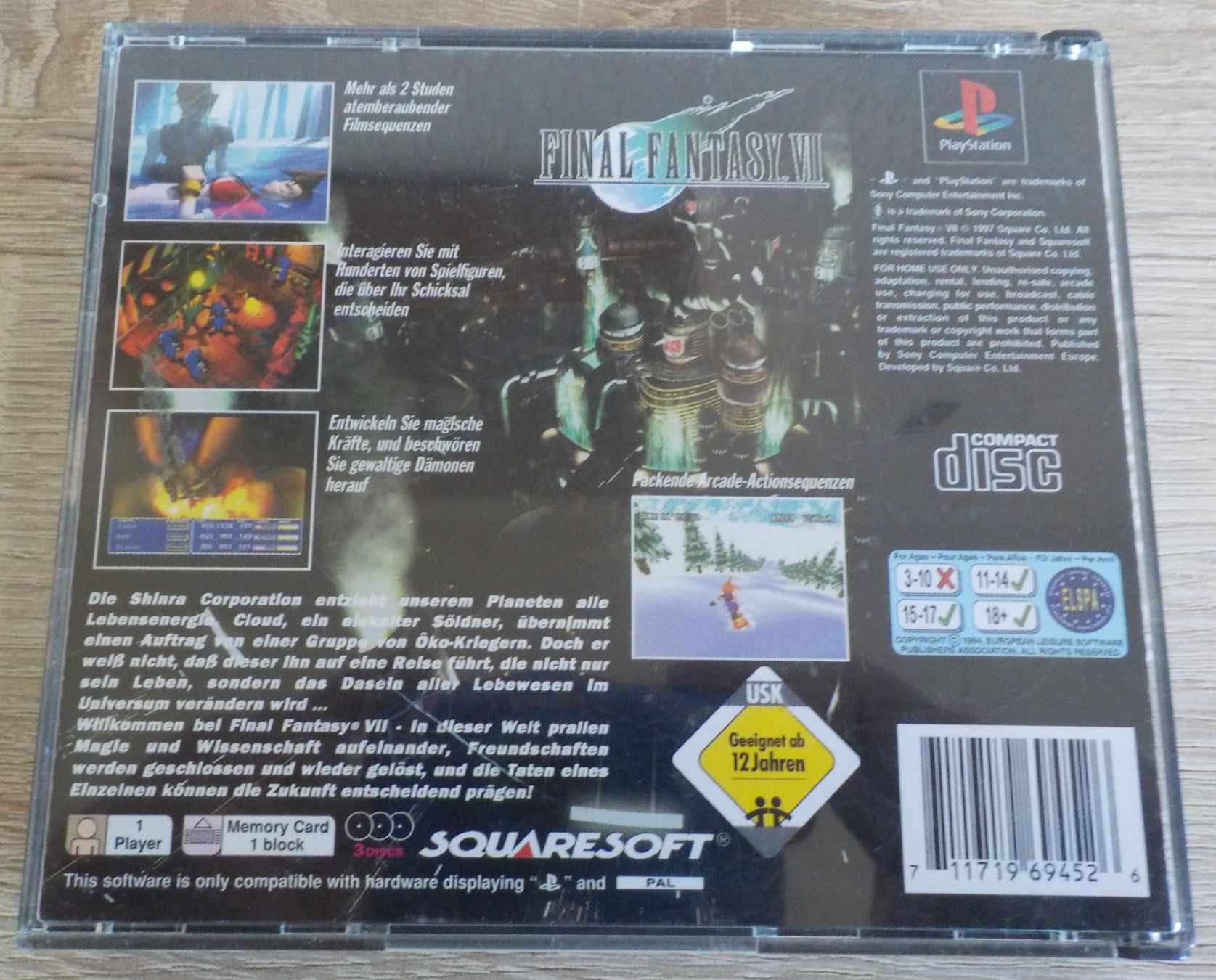 Sony Spiele: FINAL FANTASY VII – Gebraucht aus Reinach AG von Masi 1