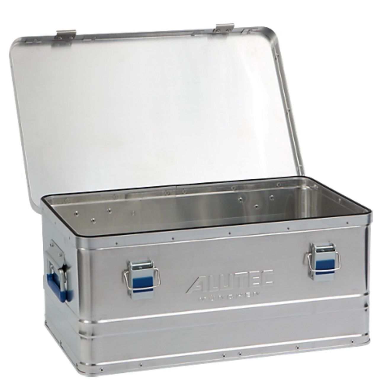 Transportkisten: Aluminiumbox Alutec Basic, Materialstärke 0,8 mm, stapelbar – Neu und originalverpackt aus Necker von liq24 1