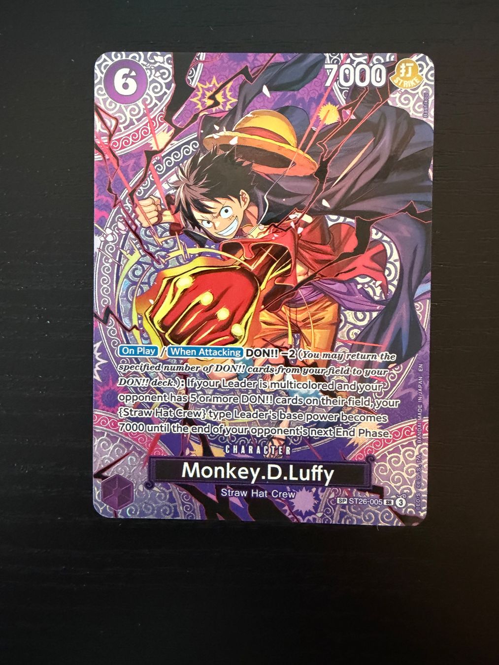 Bandai Carte collezionabili: One Piece Monkey.D.Luffy ST26-005 – Nuovo (secondo la descrizione) da Uster venduto da CDM96 2