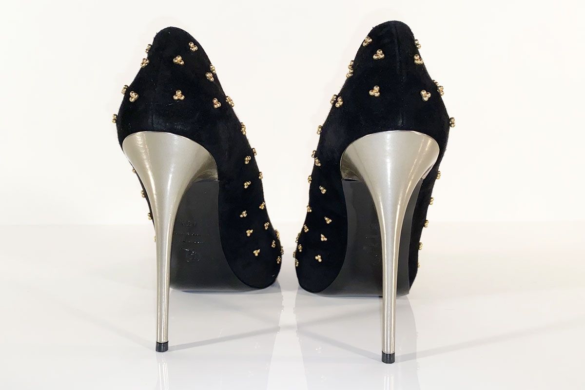 Alexander Mcqueen Damenschuhe: Alexander McQueen Pumps Wildleder schwarz Gr. 40.5 – Neu (gemäss Beschreibung) aus Ballwil von ClassicGallery 3