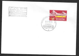 Sonderbrief A. 962 100 Jahre Eisenbahn Bern-Lyss-Biel 1964