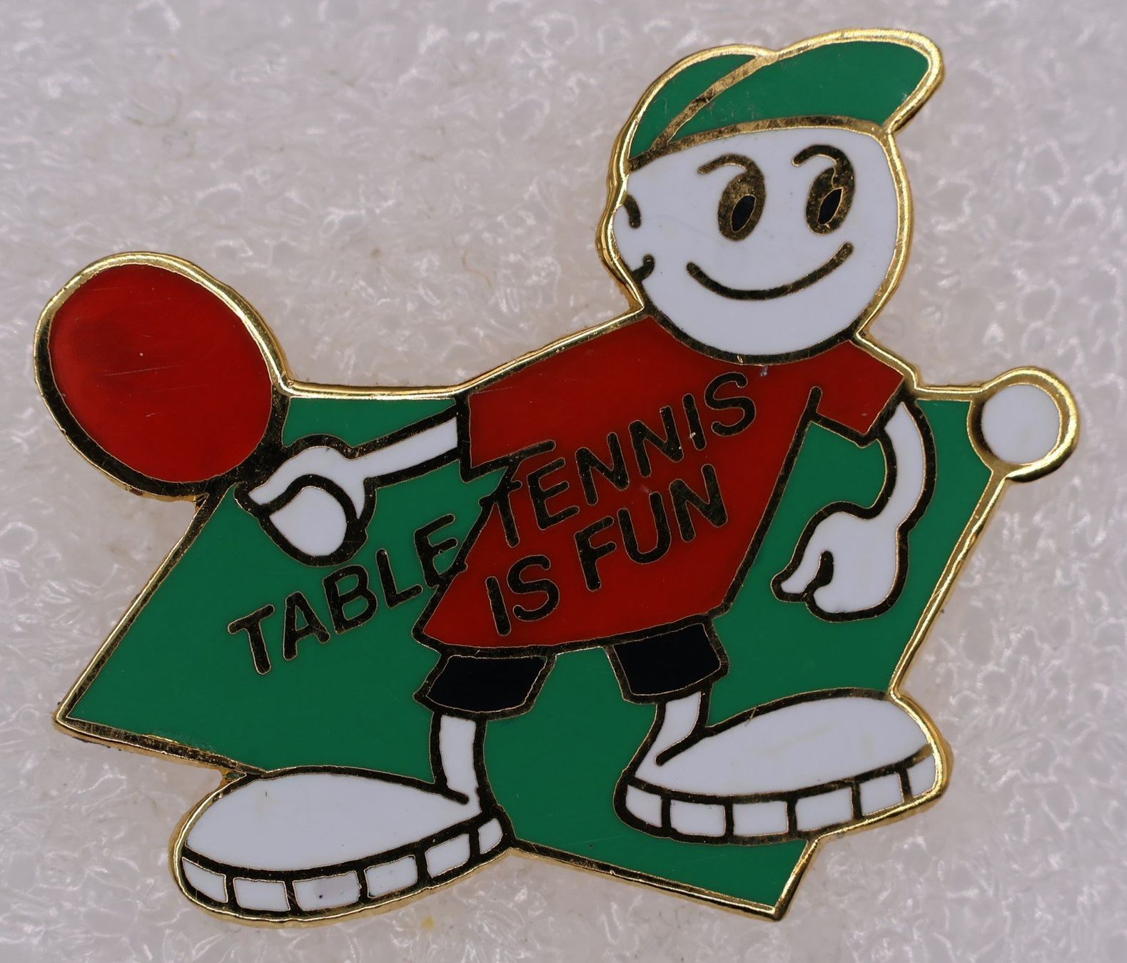 Plaquettes & Badges: TABLE TENNIS IS FUN – D'occasion à Winterthur par Sammleroase
