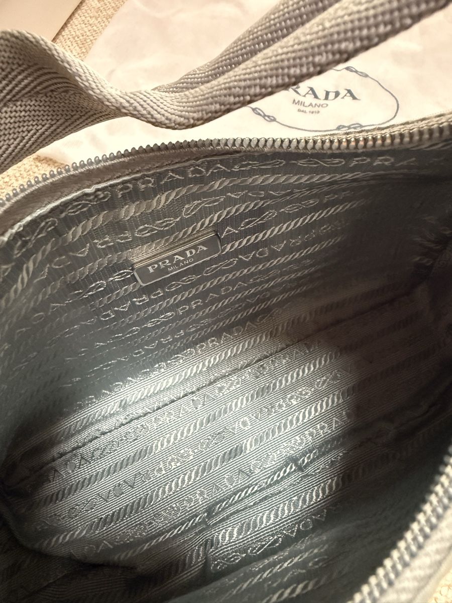 Prada Borse da donna: Sac Prada réédition 2000 bleu gris set COMPLET – Nuovo (secondo la descrizione) da Monnaz venduto da MDVintage 9