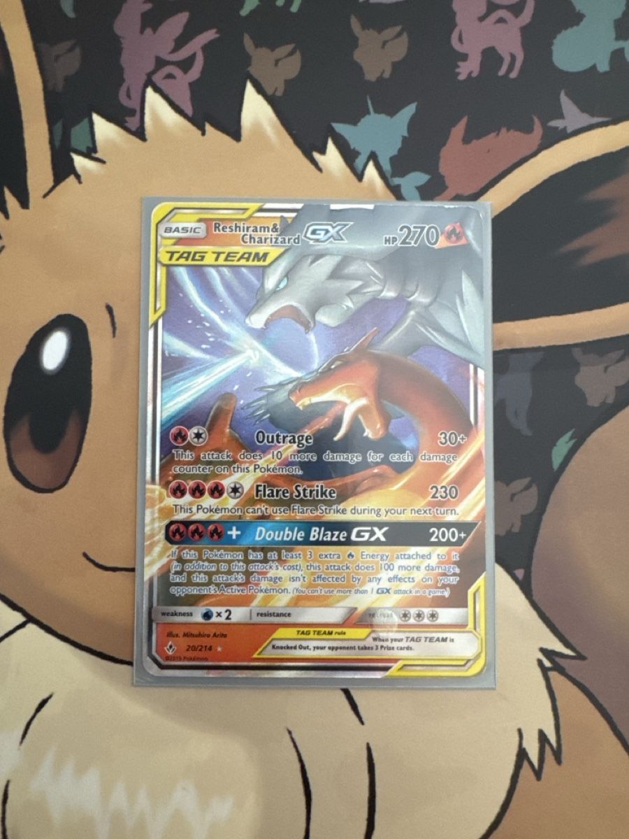 Pokémon Sammelbilder & Trading cards: Reshiram & Charizard GX – Neu (gemäss Beschreibung) aus Düdingen von noe_59gg