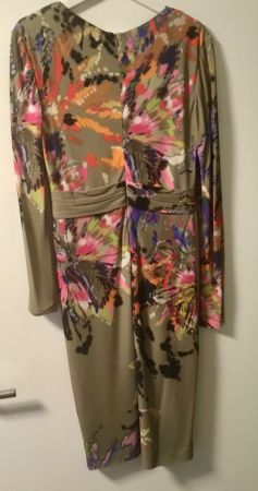 Escada multi color dress 40