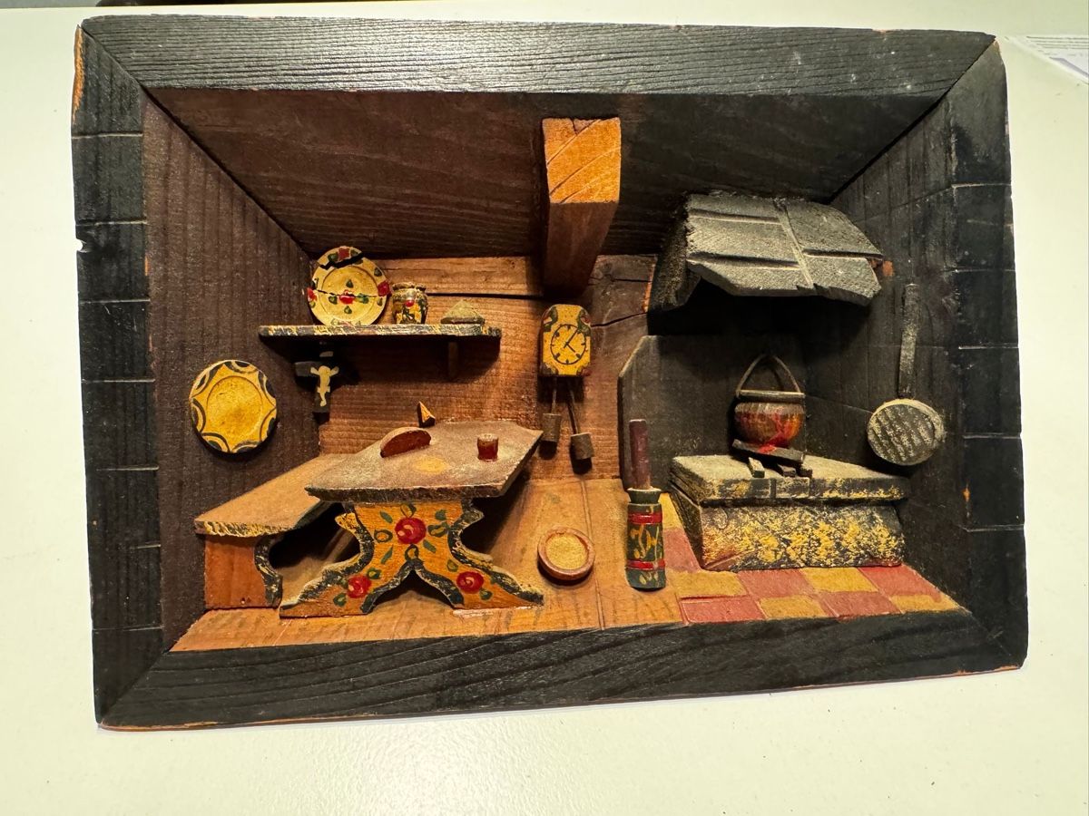 Foto & Immagini: 3D Wandbild Holz Blumen – Usato da Egg b. Zürich venduto da Brocki_Insel_Egg