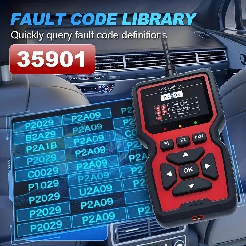 Messen: OBD2 Diagnosegerät Scanner Auto Fehlercode Auslesegerät EOBD – Neu und originalverpackt aus Genève von Promo- 8
