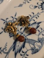Elegante goldene Ohrclips mit Kugeln, Herbst Schmuck
