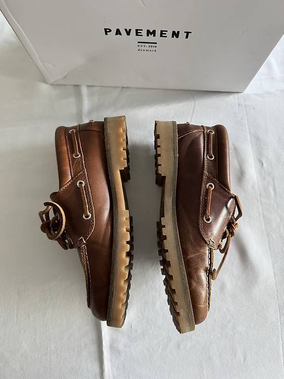 Herrenschuhe: PAVEMENT Lederschuhe  Braun – Neu und originalverpackt aus Schlieren von gue_m9qk 4