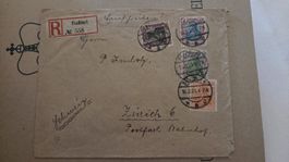 1921 Einschreiben Brief Deutsches Reich
