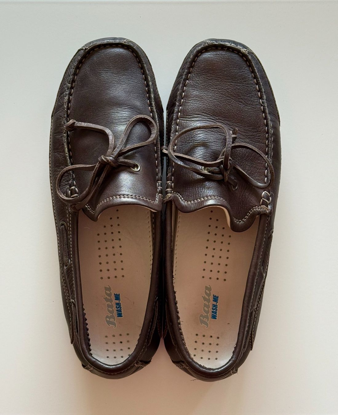 Scarpe da uomo: Leder Mokassin Herren braun Gr. 40 – Usato da Männedorf venduto da phi_5pvk