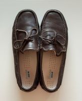 Leder Mokassin Herren braun Gr. 40