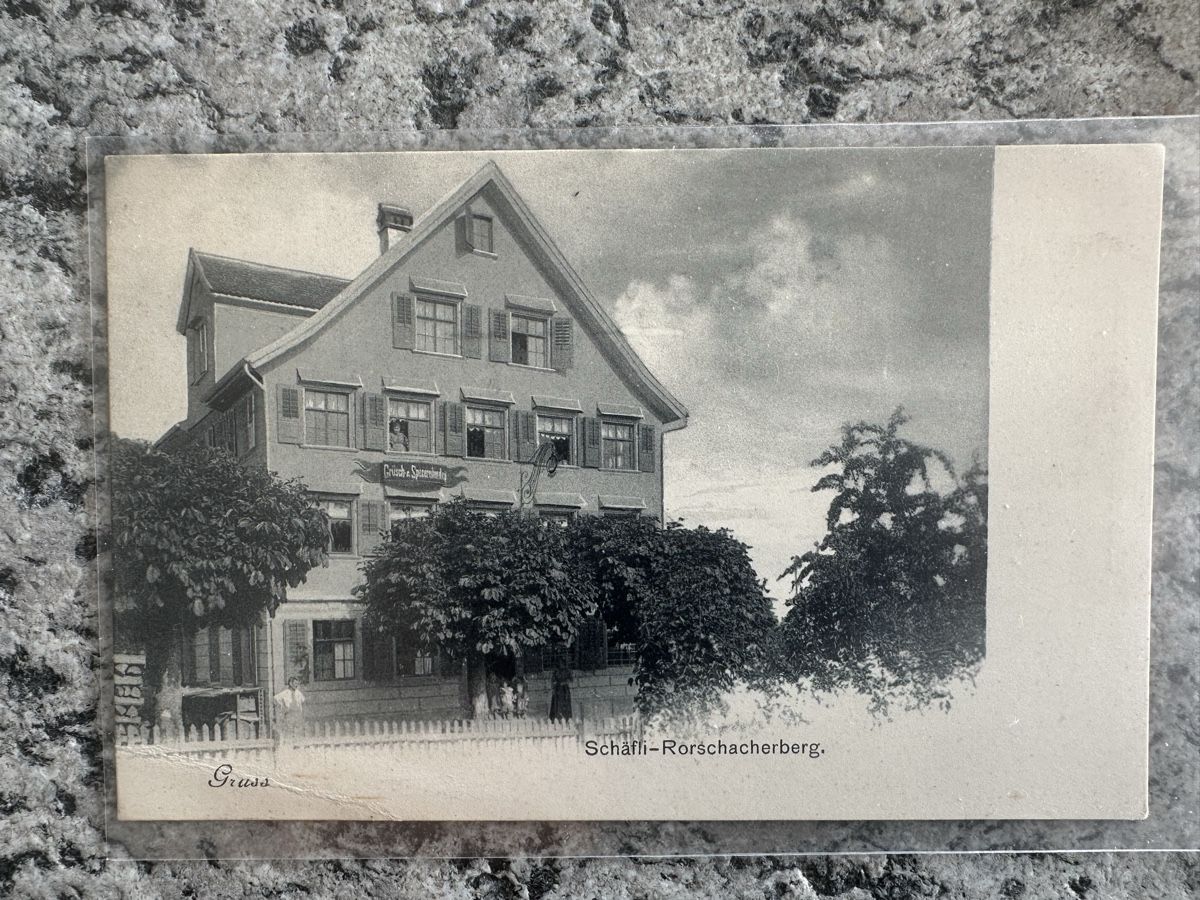 Cartoline postali: Restaurant Schäfli Rorschacherberg – Usato da Wettingen venduto da Phibras