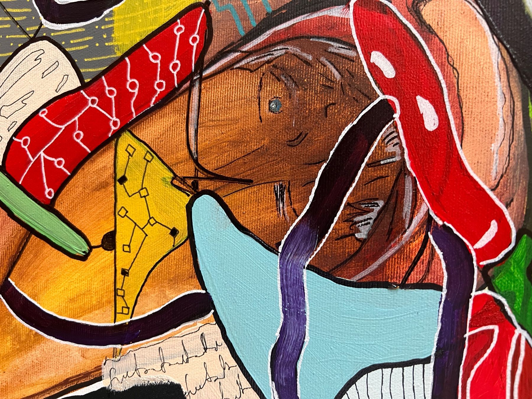 Gemälde: "Pi" 70x140x3,5 cm – Neu und originalverpackt aus Kreuzlingen von eszanza 7
