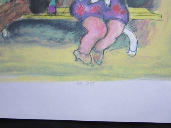 Grafica & Litografie: Fredy Sigg  LITHOGRAPHIE nummeriert – Usato da Gersau venduto da grafik-kunst 2