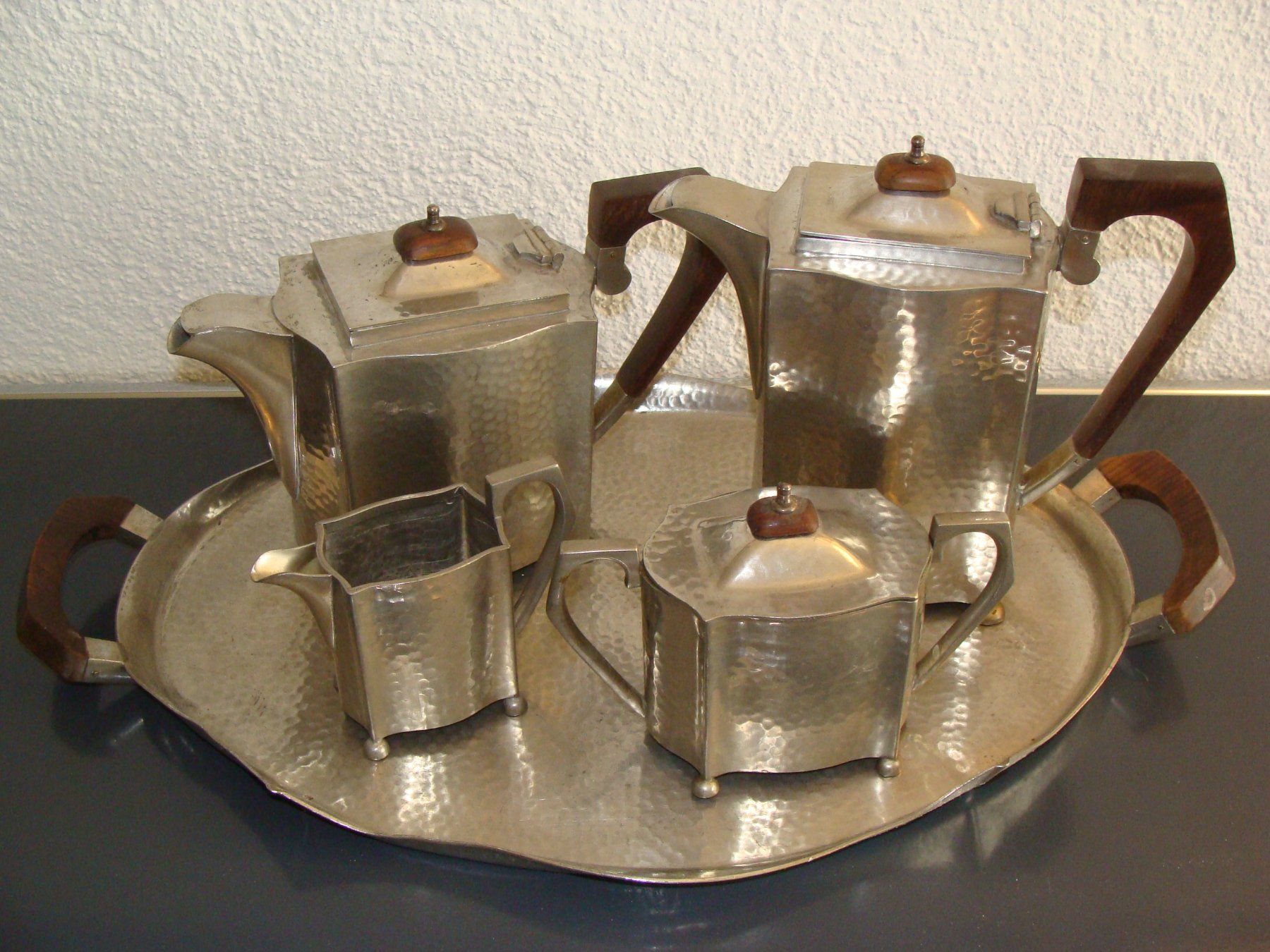 Teekannen: ART DECO KAFFEE & TEE SERVICE um 1920 – Gebraucht aus Bern von zilicchio
