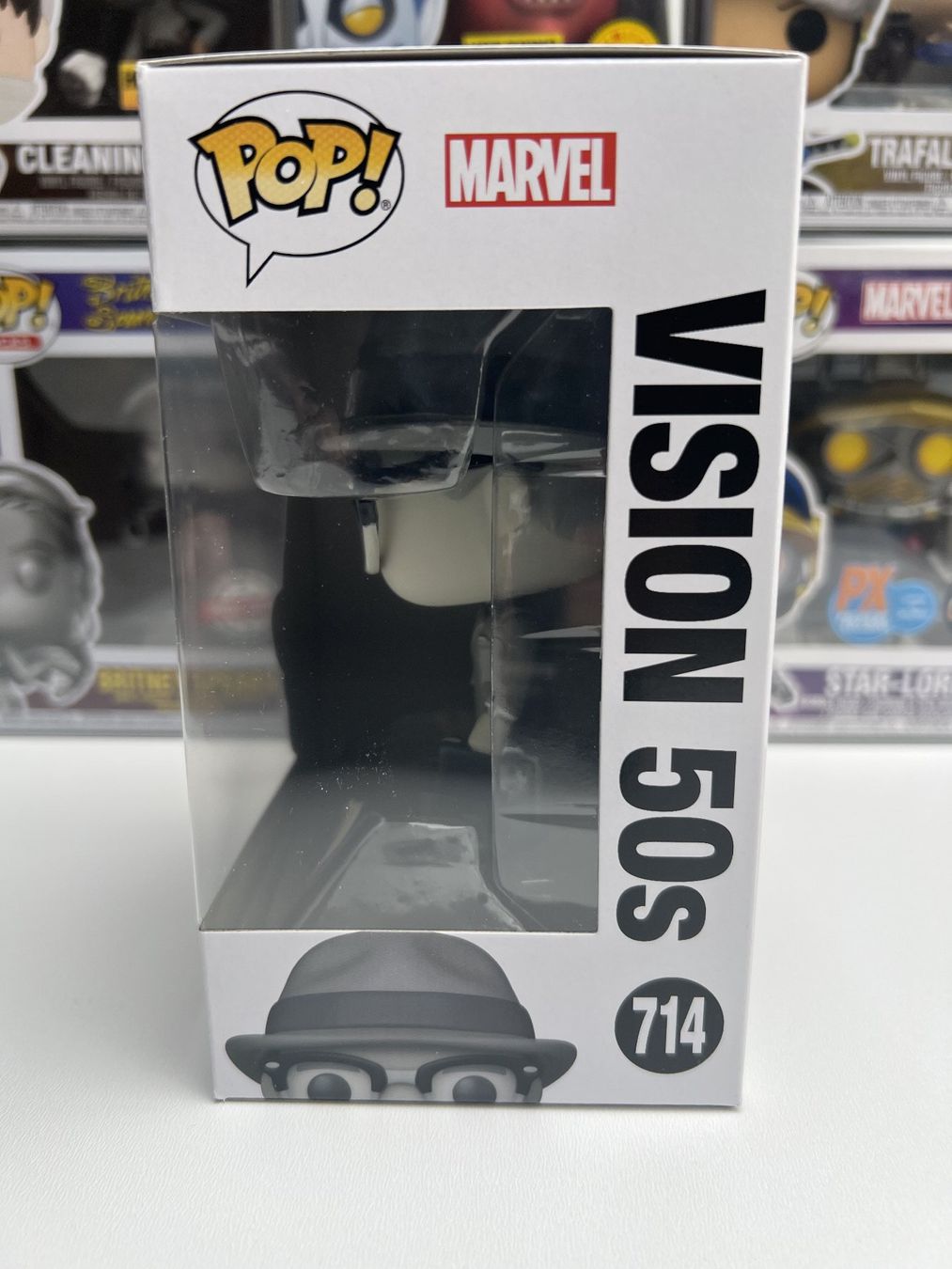 Funko Statuette: Funko POP! Marvel WandaVision 50s Vision – Nuovo e nell'imballaggio originale da Le Mouret venduto da perfectbijou 3