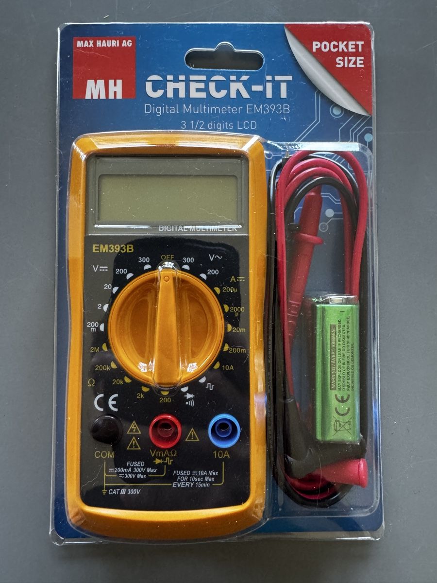 Messen: Digital Multimeter EM393B CHECK-IT neuwertig – Neu und originalverpackt aus Basel von bau_6tk8