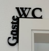Schild „Gäste WC“