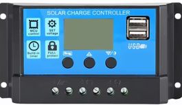 Solar Laderegler 60A 12V/24V mit USB - für Camping Garten