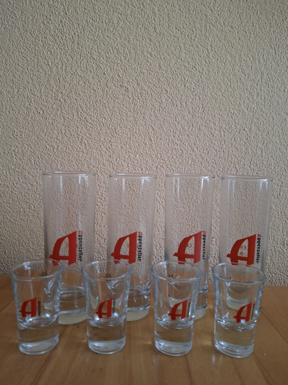 Bicchieri: 4 Appenzeller Longdrink-/4 Shotgläser – Usato da Egg b. Zürich venduto da Pronsch