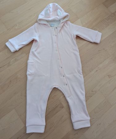 Lindex Overall mit Hasenmotiv und Ohren Gr. 80