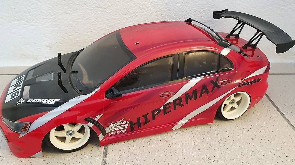 Tamiya Modellismo RC: carrozzeria Tamiya 1/10   'Mitsubishi Lancer Evolution X – Usato da Monte Carasso venduto da Ely67