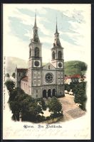 AK Glarus, Die Stadtkirche, 1905