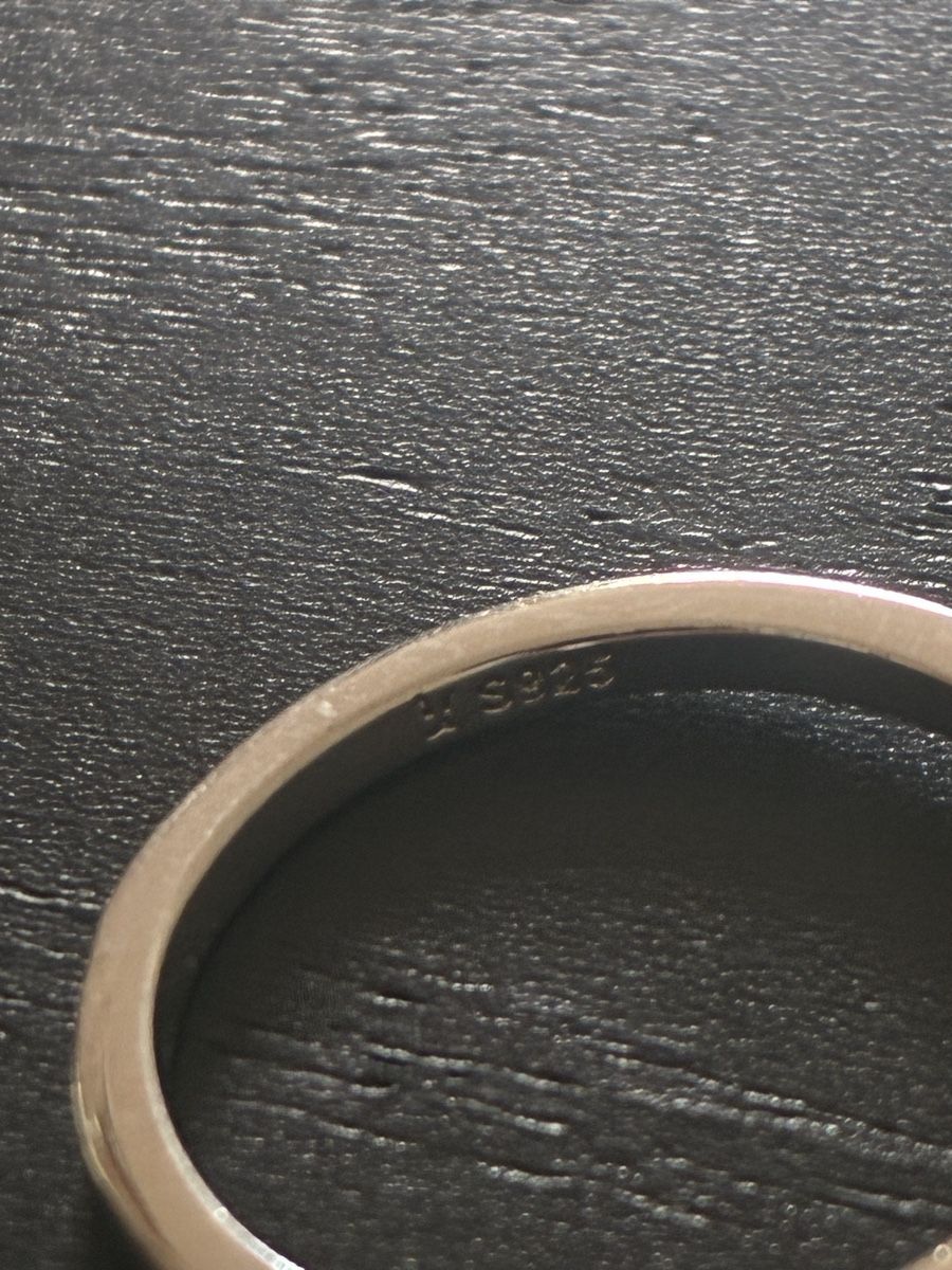 Anelli: Bague Solitaire Cœur Rose / Rubis - Argent 925 (Taille 52) – Usato da Praz (Vully) venduto da Footzone.ch 2