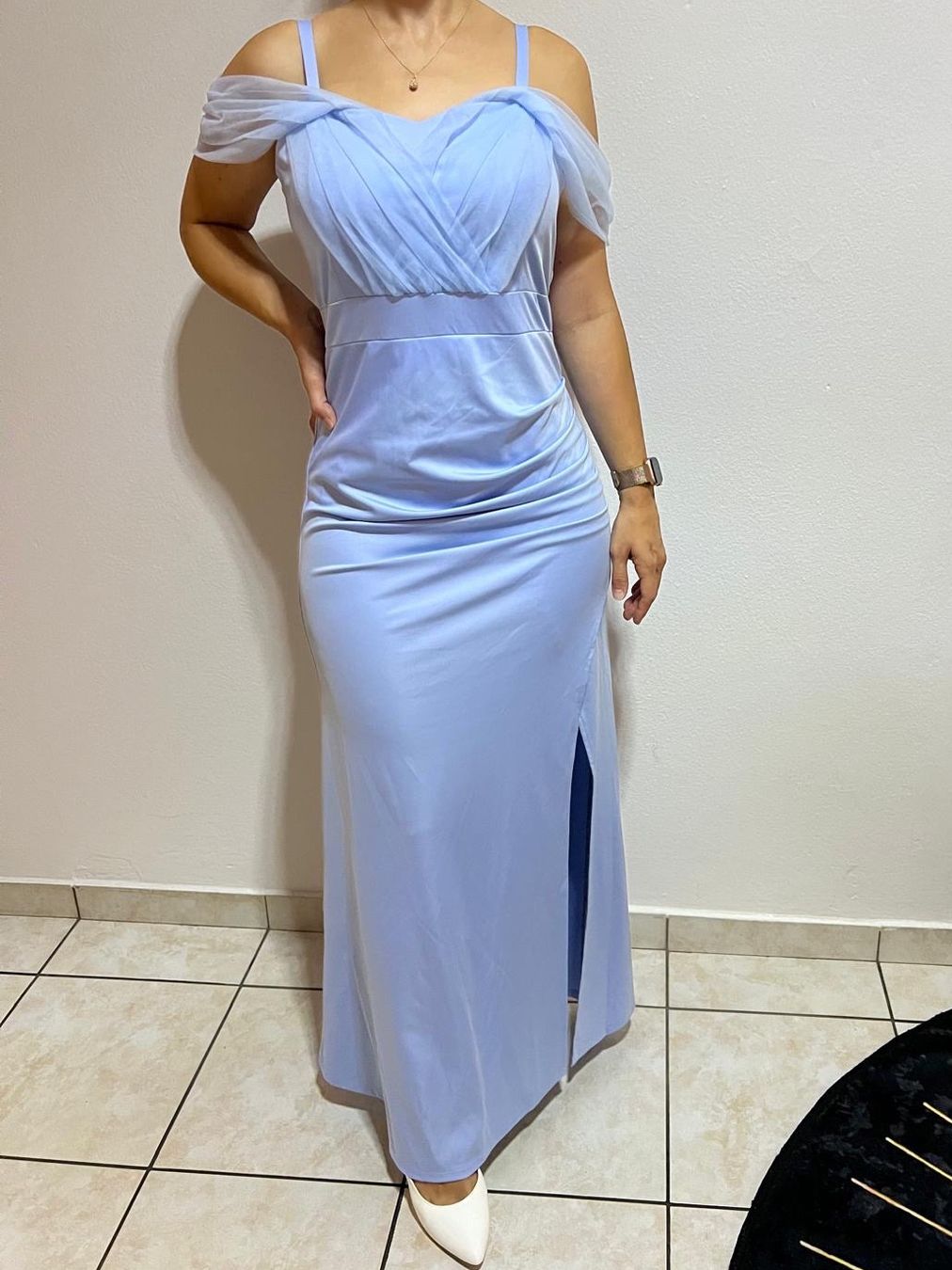 Vestiti: Hellblaues Abendkleid, Grösse M, neuwertig – Nuovo (secondo la descrizione) da Agno venduto da me_me_me 1