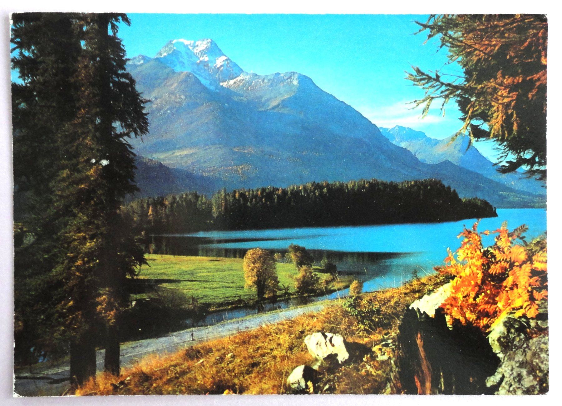 Cartoline postali: Silsersee mit Piz della Margna – Usato da Fétigny venduto da Billy2miny