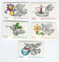 Briefmarken "Weihnachten". Australien