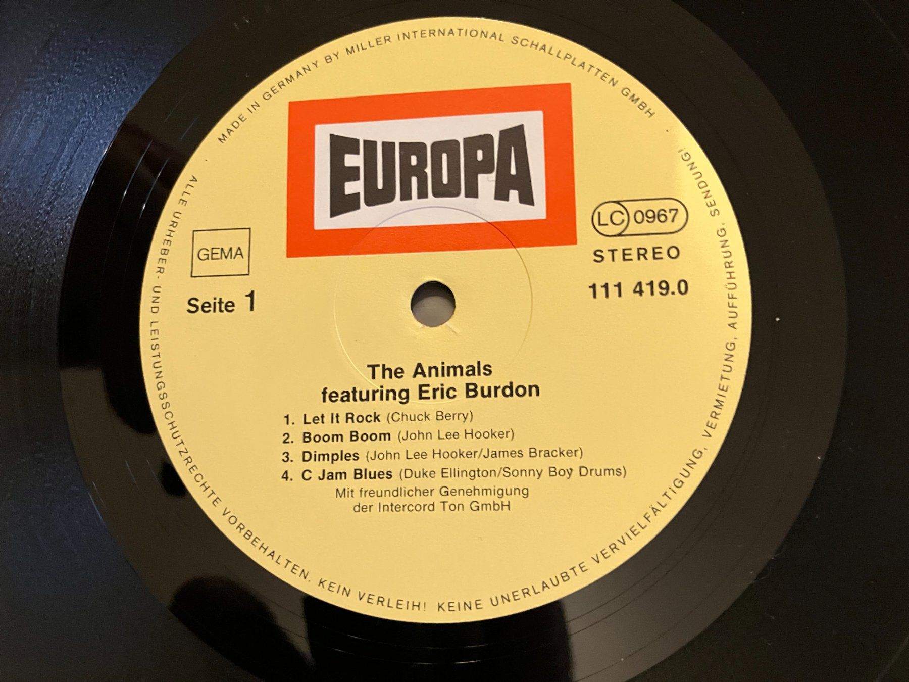 Dischi in vinile: The Animals – Usato da Aarwangen venduto da Jukebox3 5