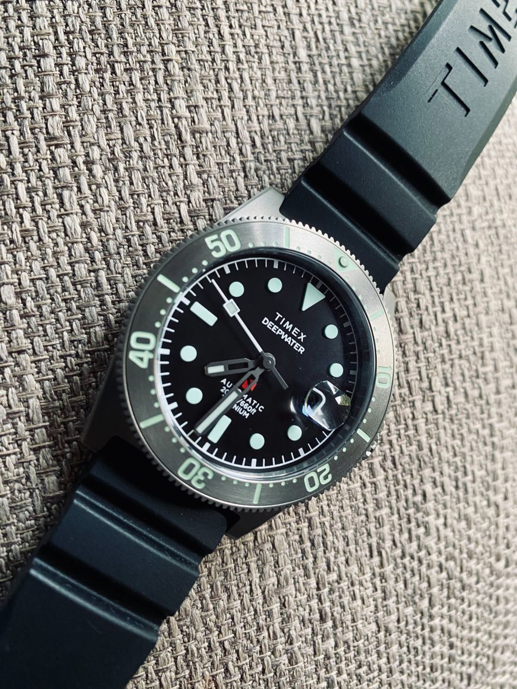 Timex Orologi: Timex Deepwater Reef 200 Automatic Titanium New ! – Nuovo (secondo la descrizione) da Genthod venduto da Fejmeo 3