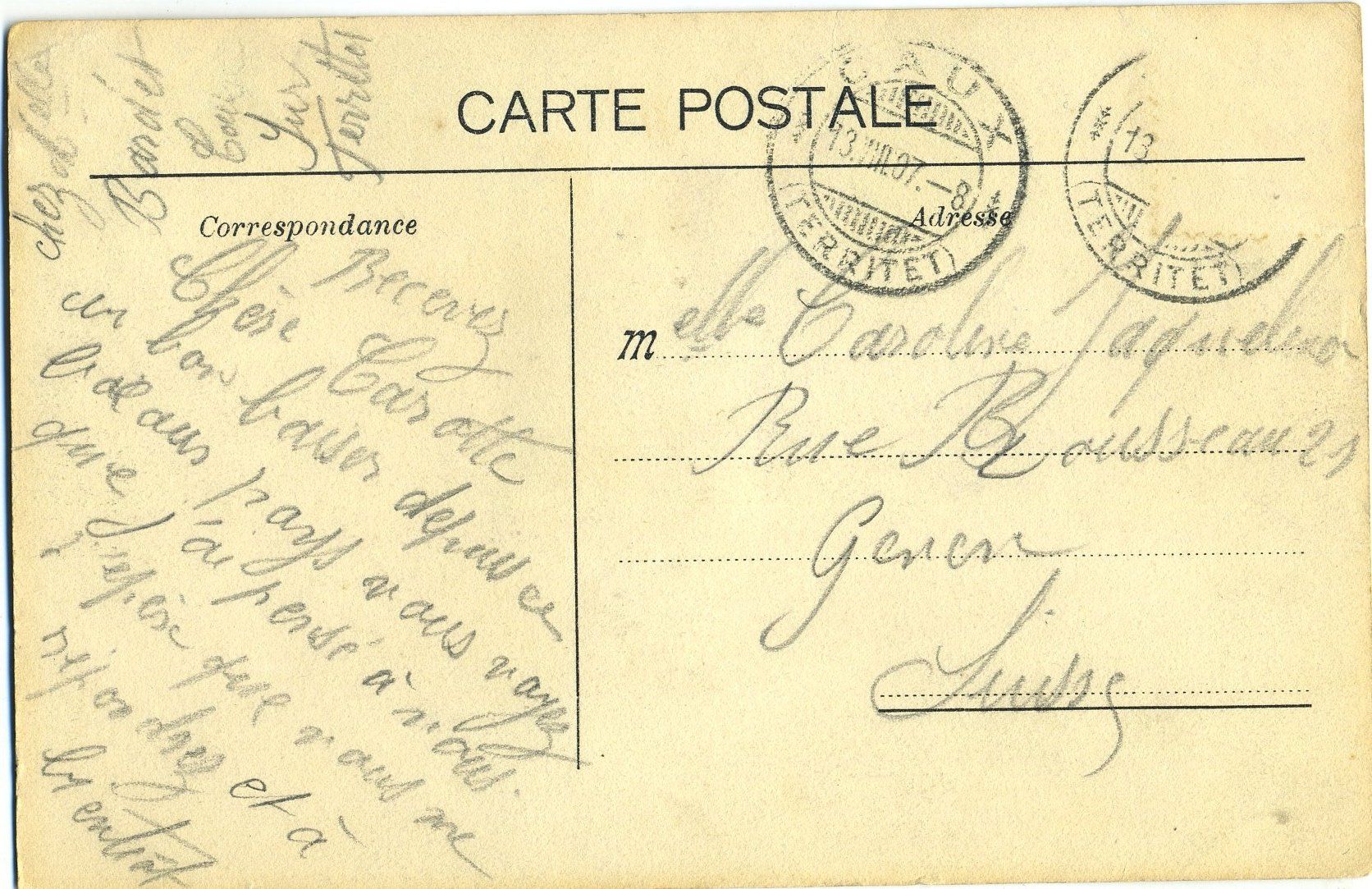 Cartes postales: Funiculaire de Territet-Glion.1907 – D'occasion à Versoix par HELVETICA_1 1