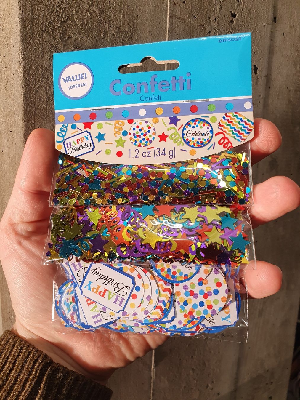 Tutte le decorazioni: Konfetti-Set für Geburtstagsparty – Nuovo e nell'imballaggio originale da Aathal-Seegräben venduto da Ru.Fi 1