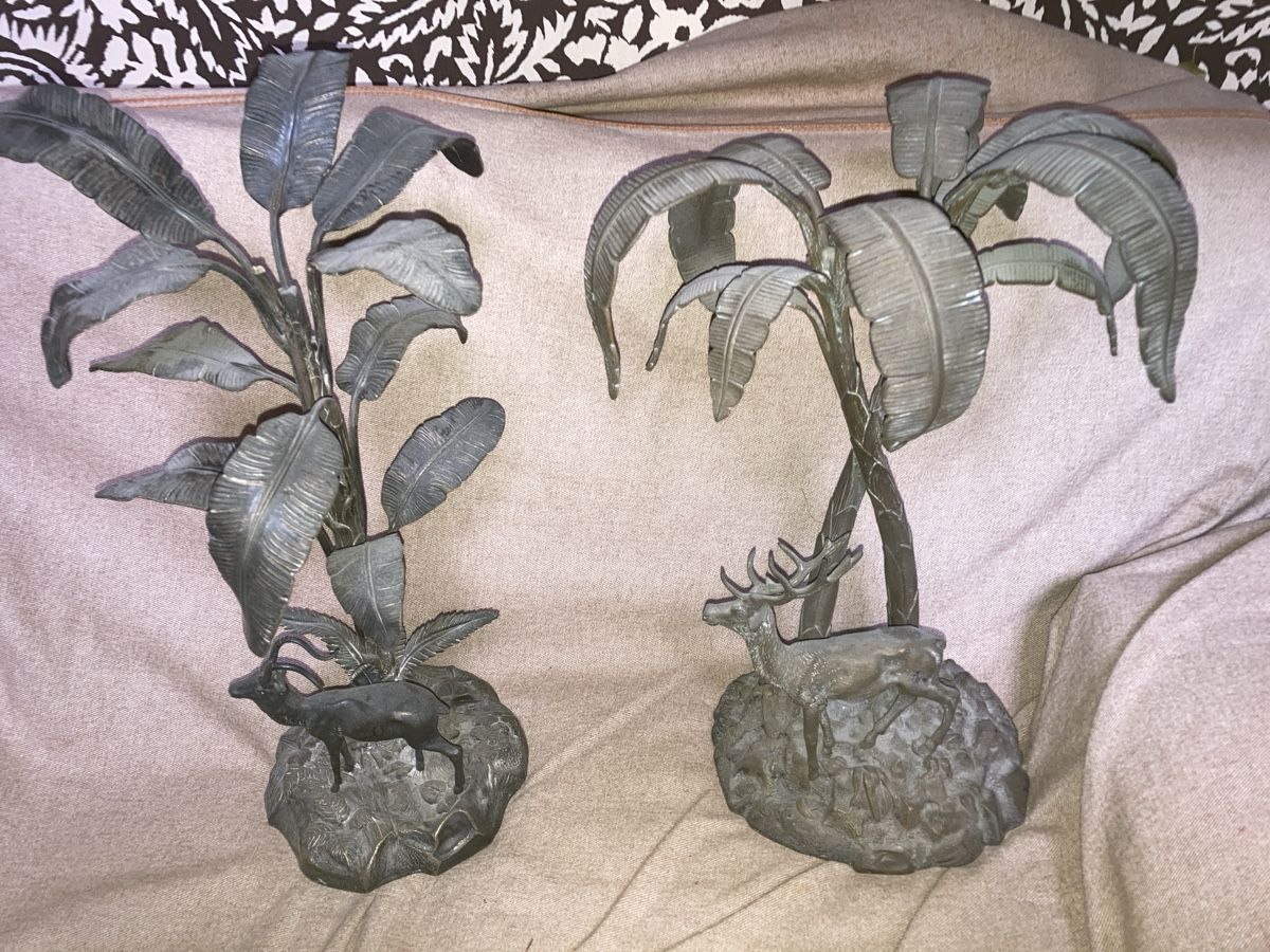 Statuette: 2 allegorische Bronze Figuren – Usato da Wetzikon ZH venduto da Kohle3