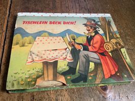 Antikes Kinder-Pop-Up-Buch "Tischlein deck dich!"