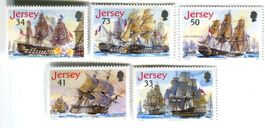 Briefmarken "Schiffe". Jersey