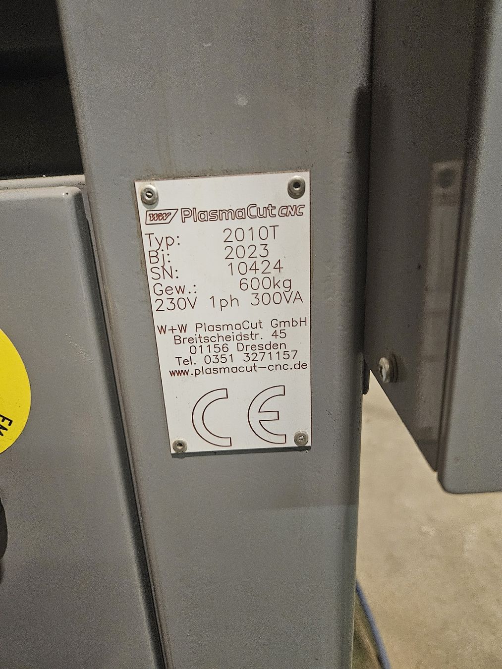 Alle Maschinen: CNC Plasmaschneider – Gebraucht aus Walenstadt von -Wildi- 2