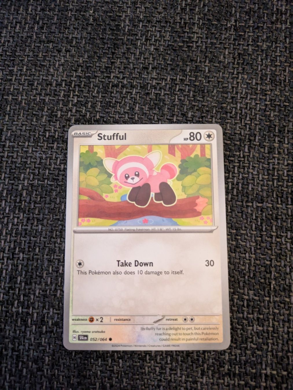 Pokémon Carte collezionabili: STUFFUL, SHROUDED FABLE, SFA52, COM, 2024, ENG, NM/MT – Usato da Losone venduto da AlpineLayer