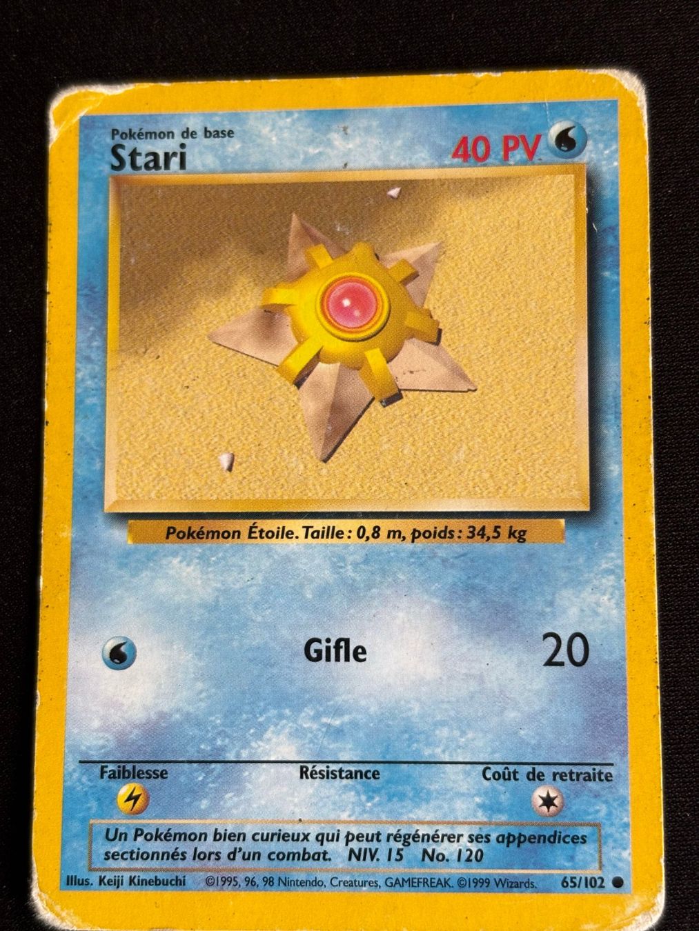 Pokémon Carte collezionabili: Pokemon Stari - Set de Base 65/102 - Français – Usato da Bern venduto da Big_GS