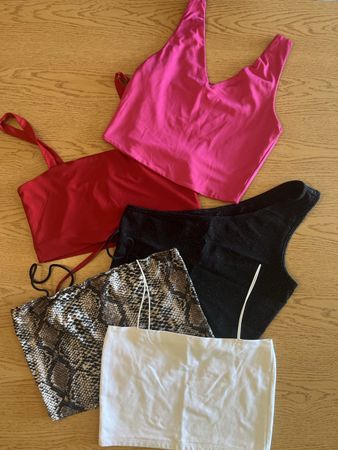 Lots de 5 tops