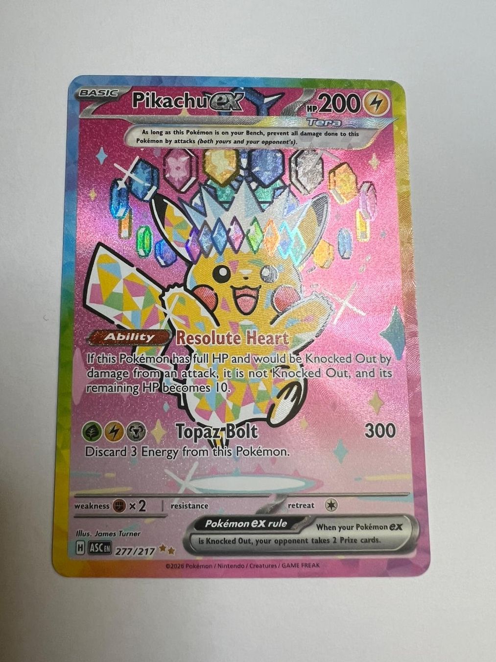Pikachu EX SIR 277/217 Ascended Heroes EN aus Godpack (Gebraucht) in ...