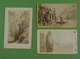 3 FOTOS  NACH STICHEN UM 1870