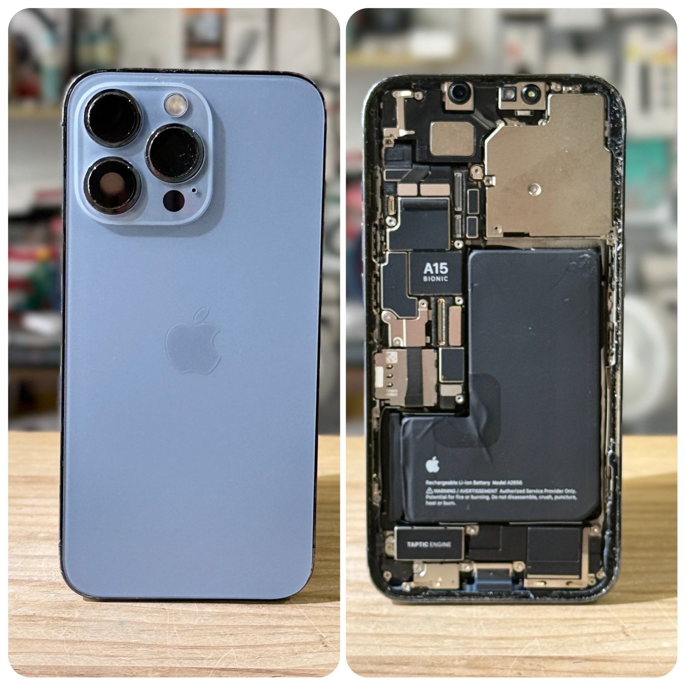 Covers & Schutzfolien: Châssis complet iPhone 13 Pro Bleu pas de rayure – Gebraucht aus Morges von DA-repa
