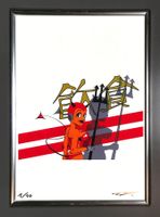 Manga Comic Figur - Limitierte Grafik 1/10 Bild (30 x 22 cm)